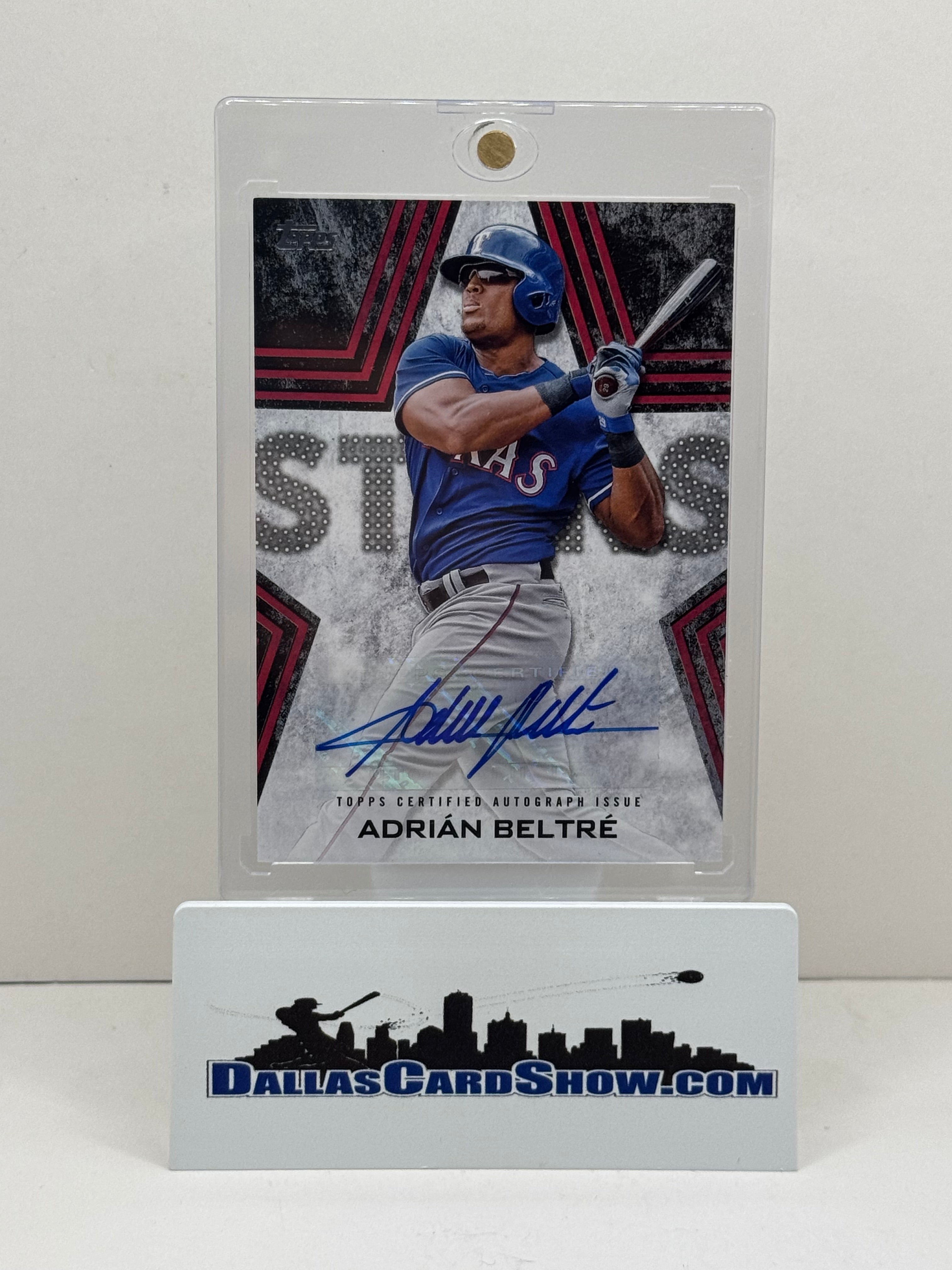 Adrian popular beltre autograph