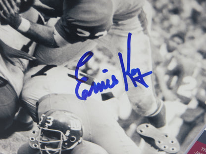 ERNIE KOY NEW YORK GIANTS SIGNED 8x10 PHOTO JSA COA